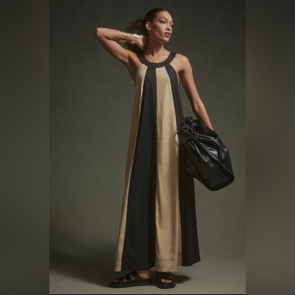 NWT- Maeve Ami linen halter dress sz S